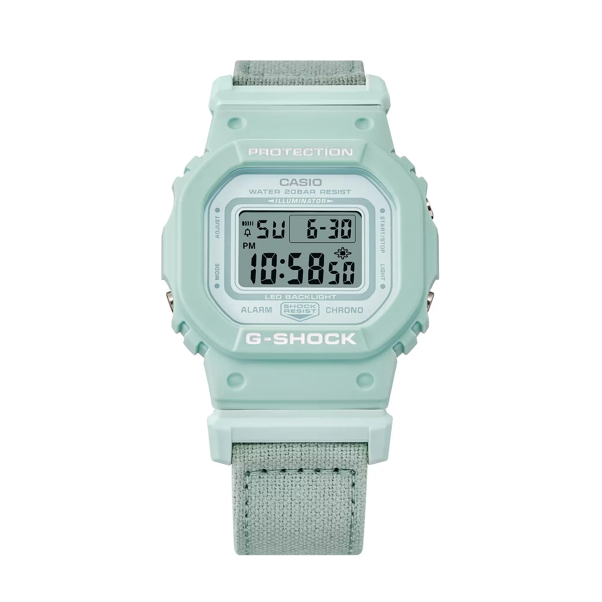 Casio G-Shock Baby Blue Canvas Womens Watch GMDS5600CT-3