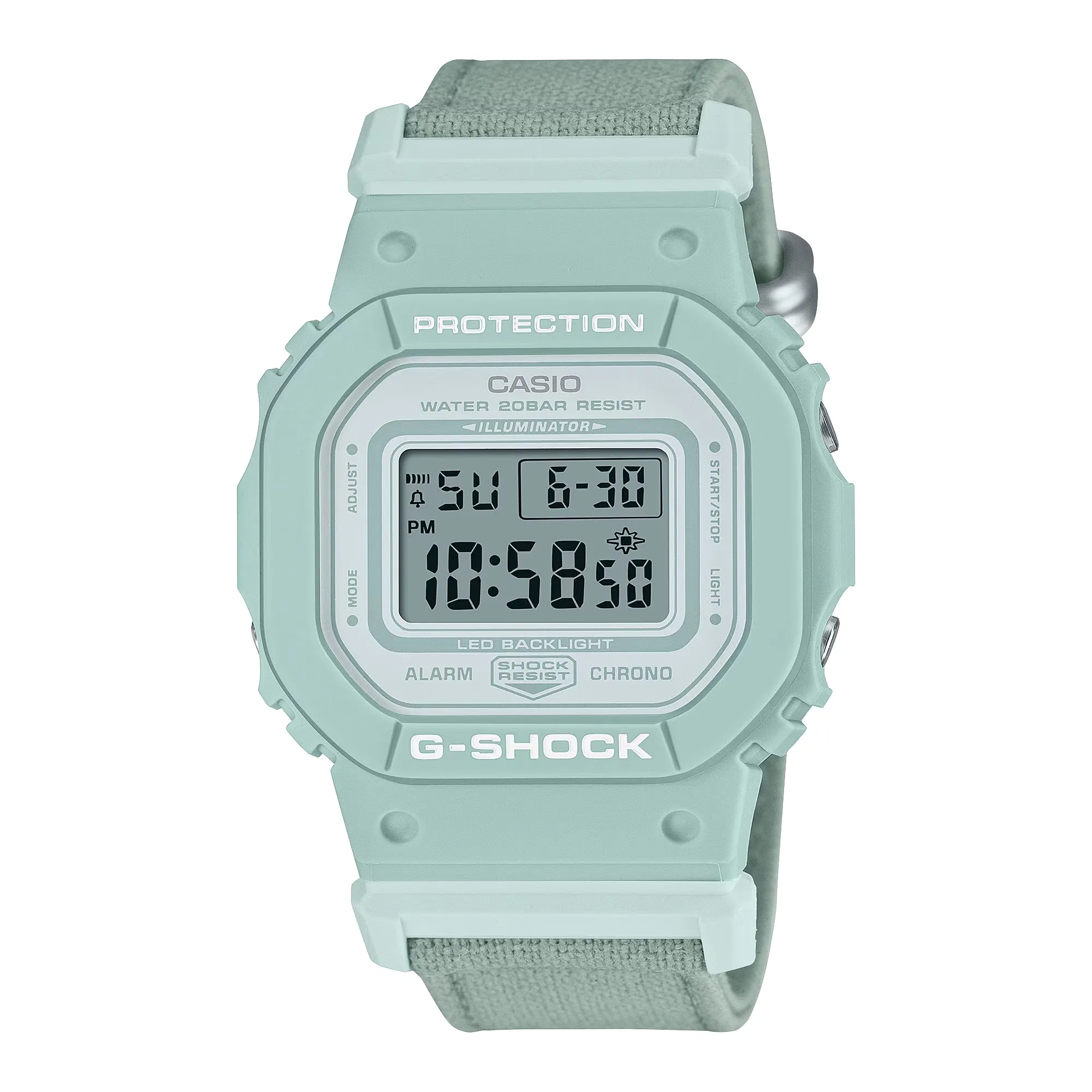 Casio G-Shock Baby Blue Canvas Womens Watch GMDS5600CT-3