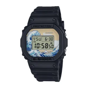 CASIO G-shock digital Ukiyo-e "Hokusai Katsushika" design theme watch DW-5600KHK24-1JR