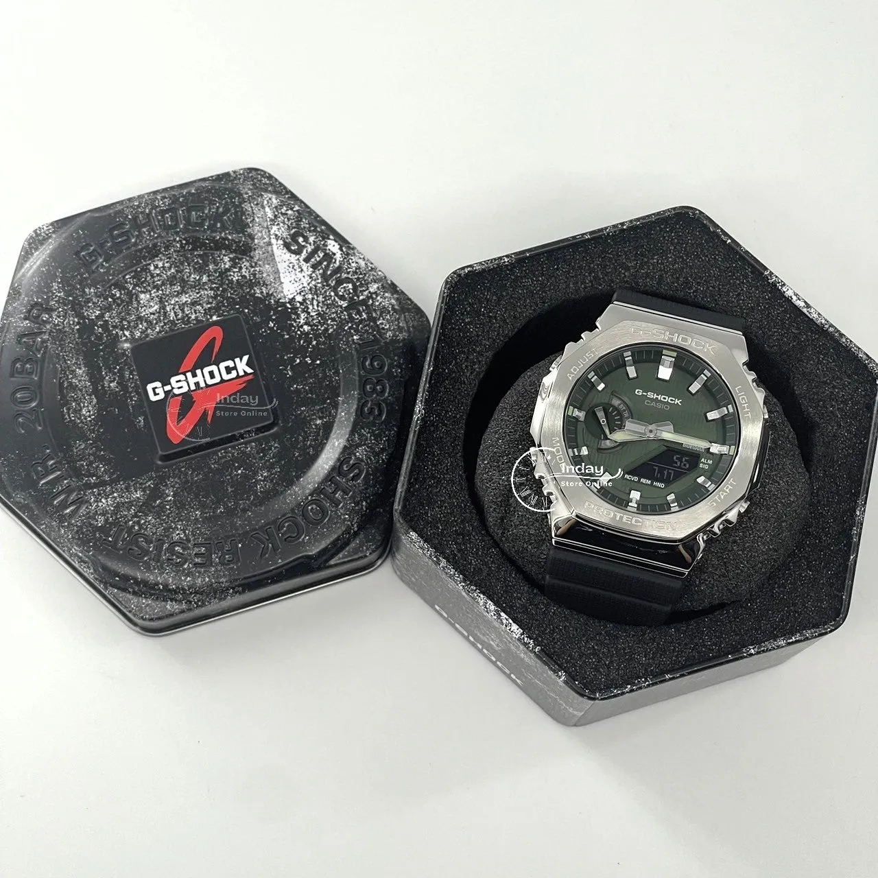 Casio G-Shock G-Steel Men's Watch GBM-2100A-1A3 Shock Resistant Mobile link Bluetooth Tough Solar