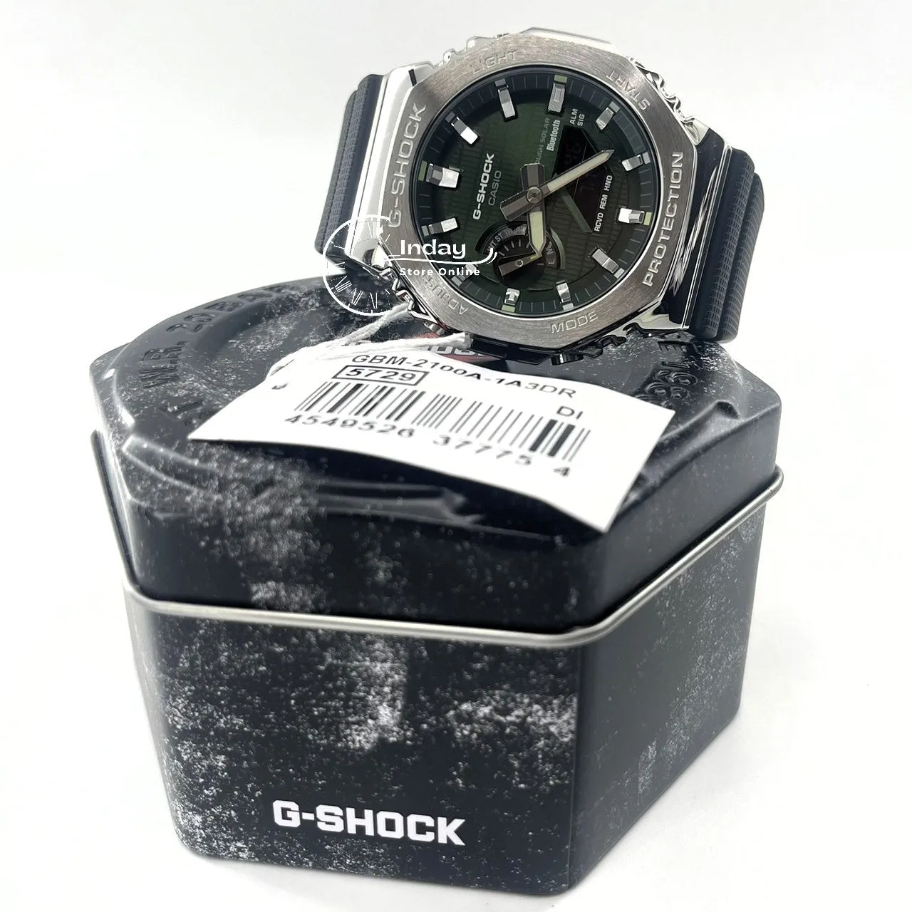Casio G-Shock G-Steel Men's Watch GBM-2100A-1A3 Shock Resistant Mobile link Bluetooth Tough Solar