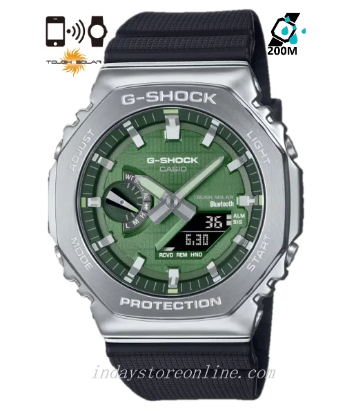 Casio G-Shock G-Steel Men's Watch GBM-2100A-1A3 Shock Resistant Mobile link Bluetooth Tough Solar