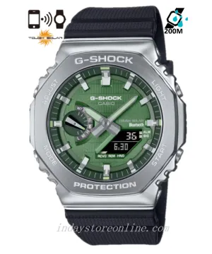 Casio G-Shock G-Steel Men's Watch GBM-2100A-1A3 Shock Resistant Mobile link Bluetooth Tough Solar