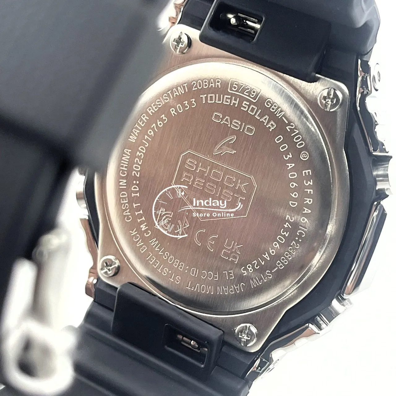 Casio G-Shock G-Steel Men's Watch GBM-2100A-1A3 Shock Resistant Mobile link Bluetooth Tough Solar
