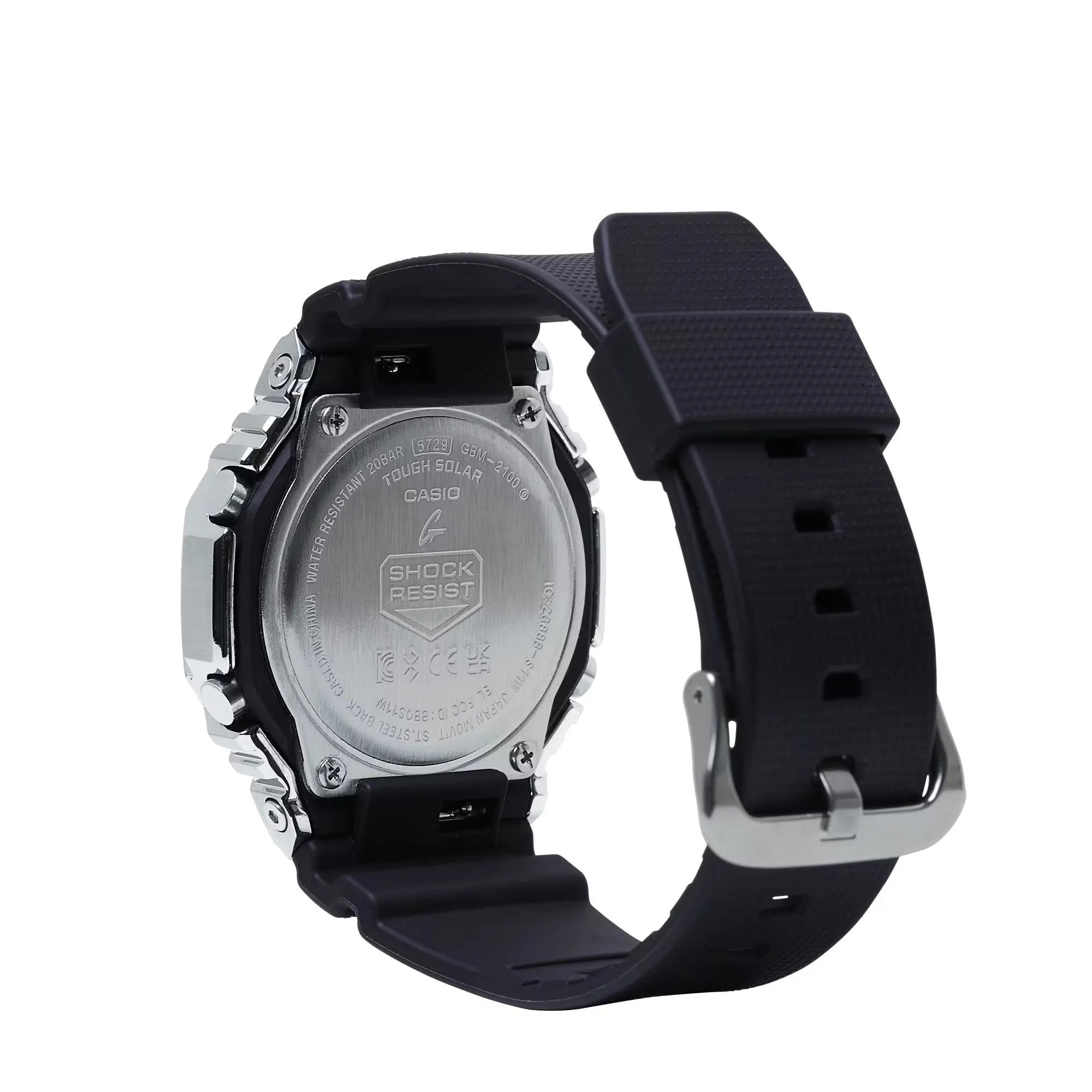 Casio G-Shock Green Steel CasiOak GBM2100A-1A3 Bluetooth Solar Watch