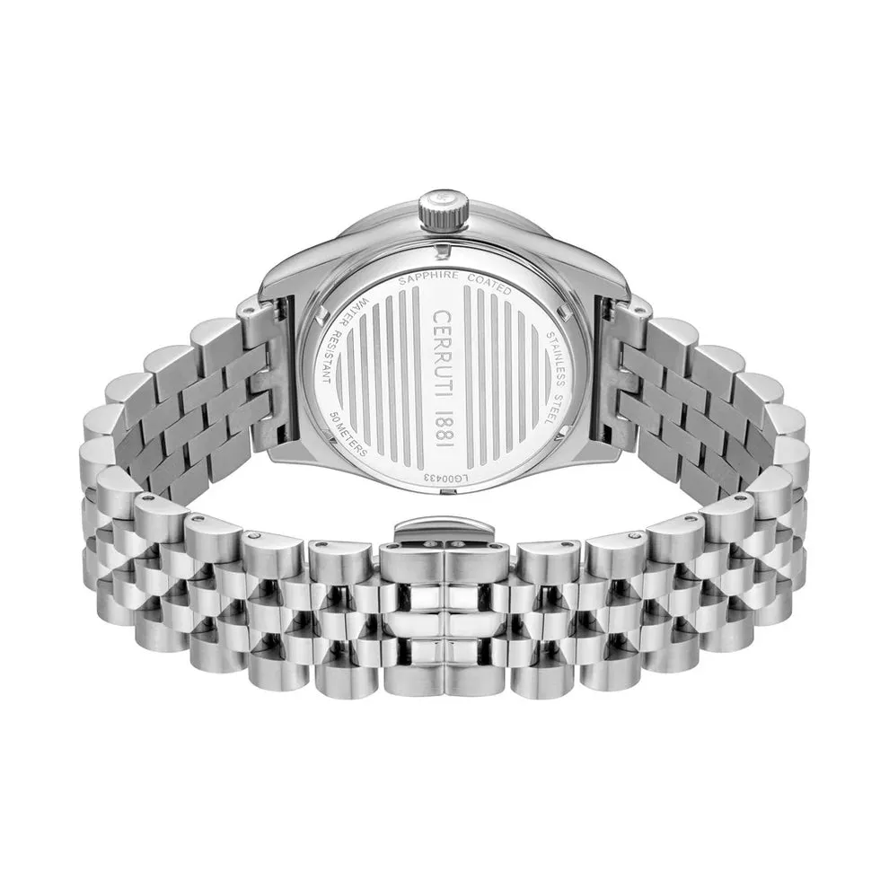 Cerruti 1881 Baccio Ladies Navy Dial Stainless Steel Watch