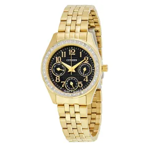 Citizen Black Dial Multi-Function Ladies Watch ED8132-55E