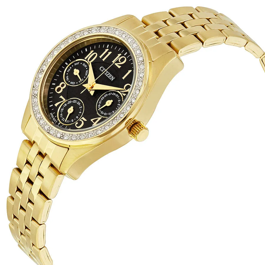 Citizen Black Dial Multi-Function Ladies Watch ED8132-55E