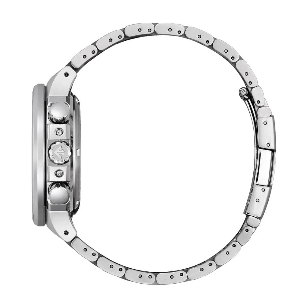 Citizen Caliber 2100 Silver Dial Stainless Steel Bracelet Men's Watch AV0090-50A