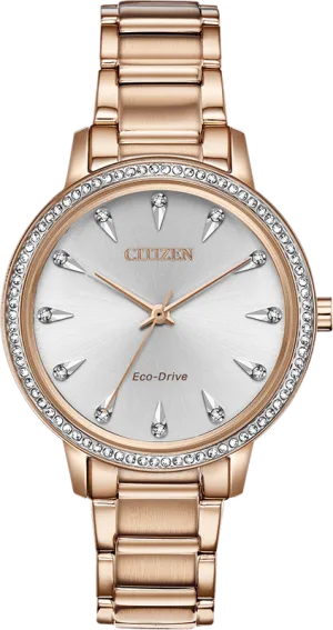 Citizen Eco Drive Silhouette Crystal Women's Watch FE7043-55A