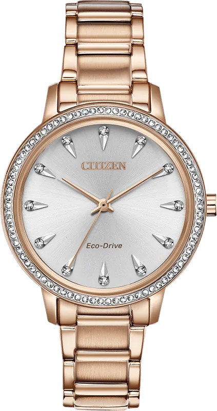 Citizen Eco Drive Silhouette Crystal Women's Watch FE7043-55A
