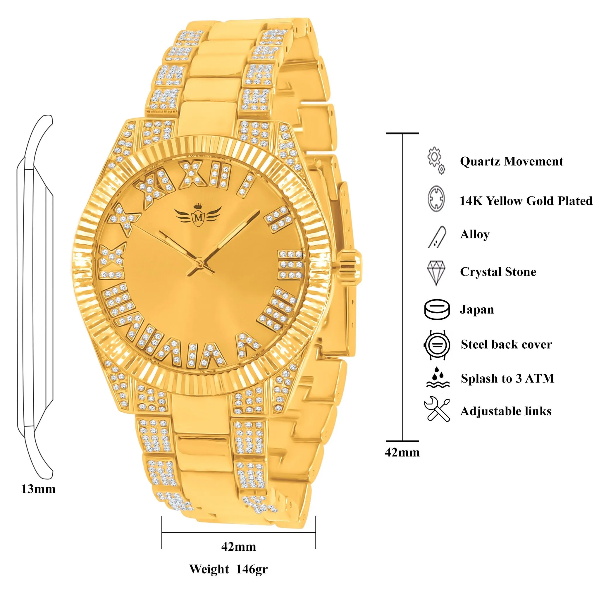 CONSPICUOUS TRENDY WATCH SET