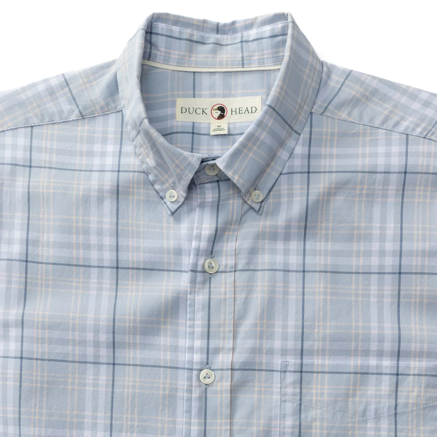 Cotton Twill Sport Shirt - Linville Plaid