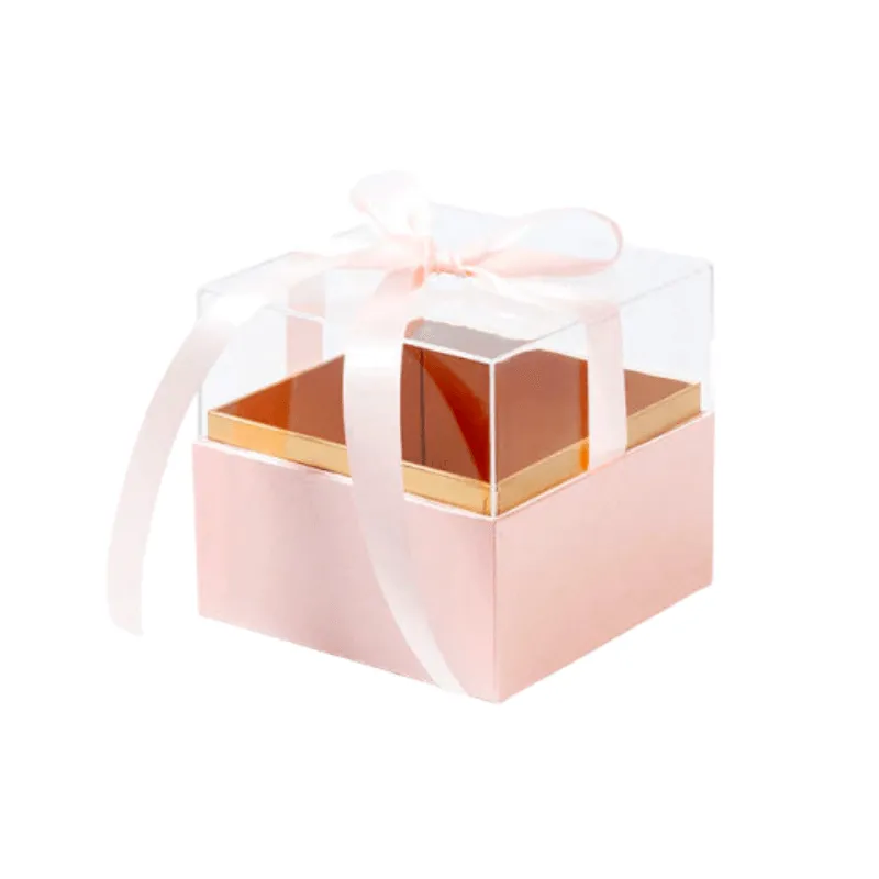 Creative Square Gift Box - Elegant Acrylic Packaging Solution