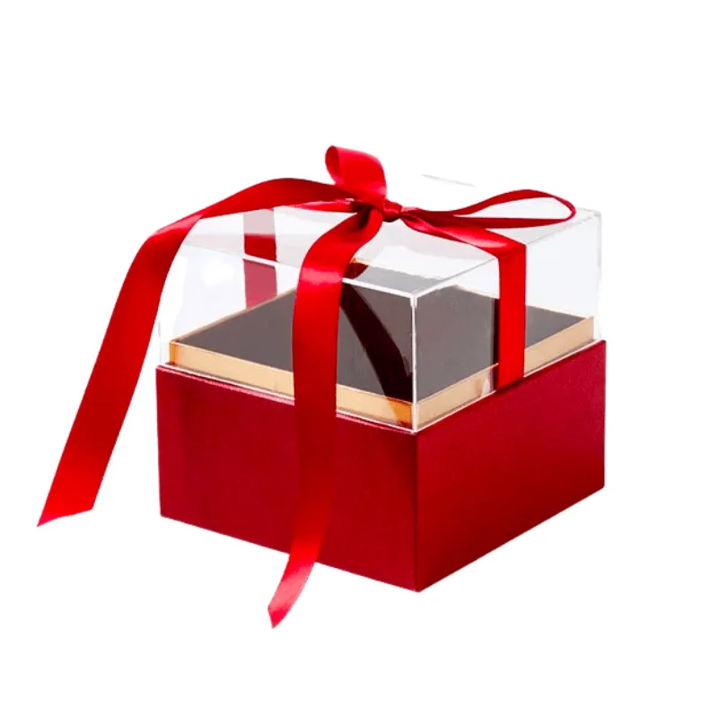 Creative Square Gift Box - Elegant Acrylic Packaging Solution