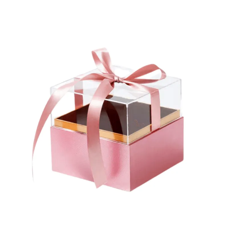 Creative Square Gift Box - Elegant Acrylic Packaging Solution