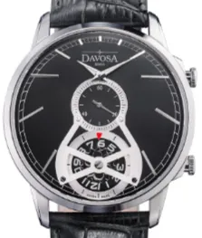 CUORE² Quartz Swiss-Made 5ATM Black Executive Watch 16249754