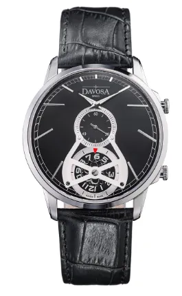 CUORE² Quartz Swiss-Made 5ATM Black Executive Watch 16249754