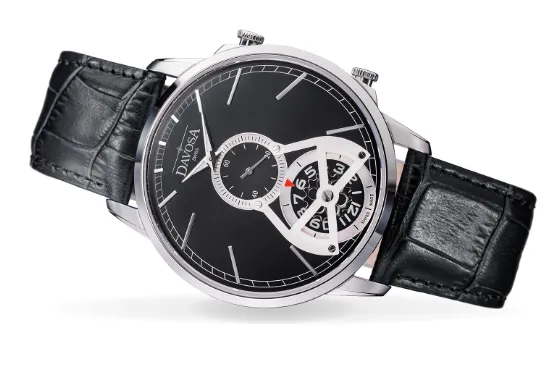 CUORE² Quartz Swiss-Made 5ATM Black Executive Watch 16249754