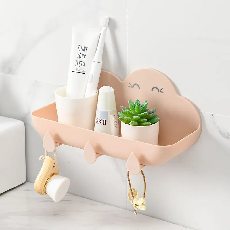 Cute Wall-Mounted Bathroom Storage Box