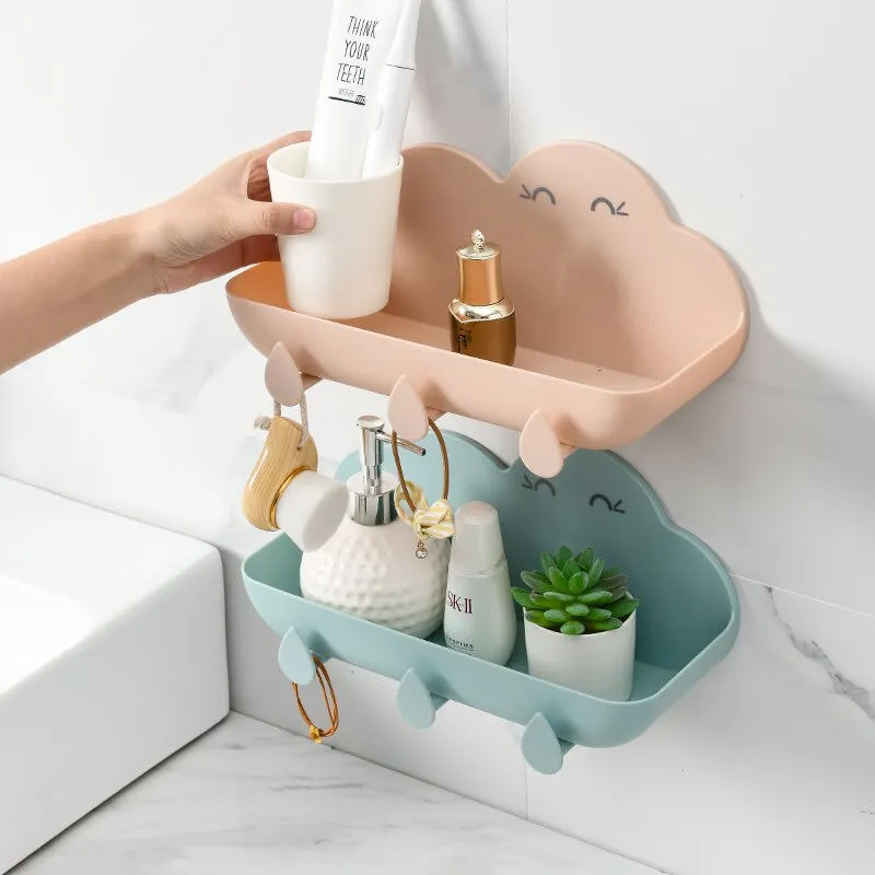 Cute Wall-Mounted Bathroom Storage Box