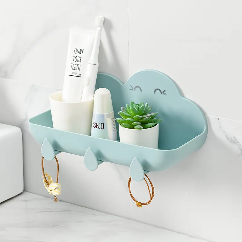 Cute Wall-Mounted Bathroom Storage Box