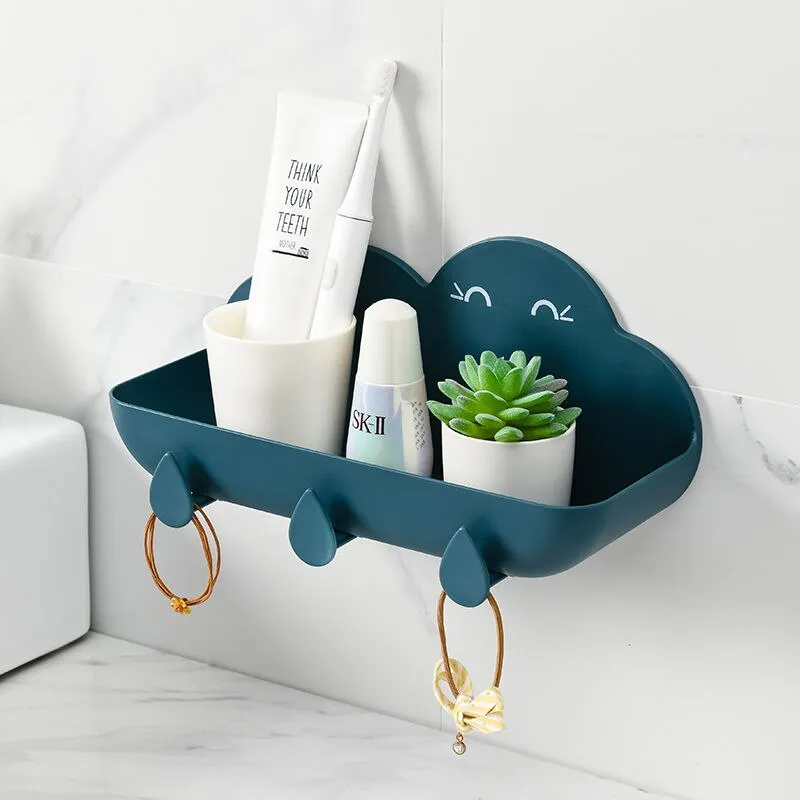 Cute Wall-Mounted Bathroom Storage Box