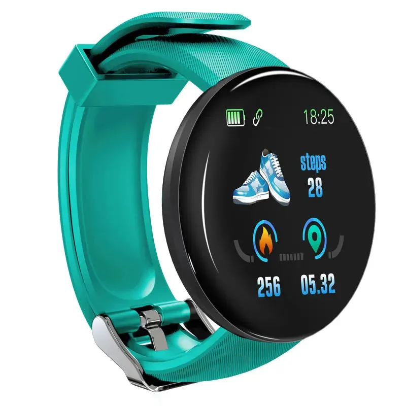 D18 Blood Pressure Monitoring Waterproof Digital Watch for Apple Watch Band