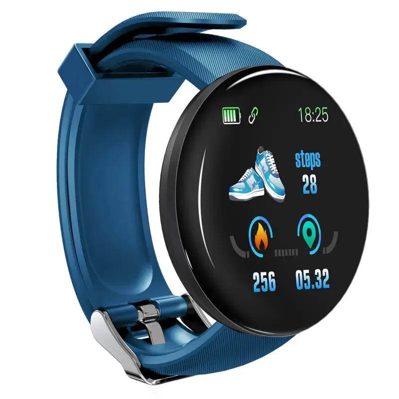 D18 Blood Pressure Monitoring Waterproof Digital Watch for Apple Watch Band