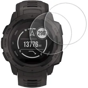 Deco Essentials 2-Pack Screen Protector for 0.9" x 0.9" (23 x 23 mm) Garmin Watches