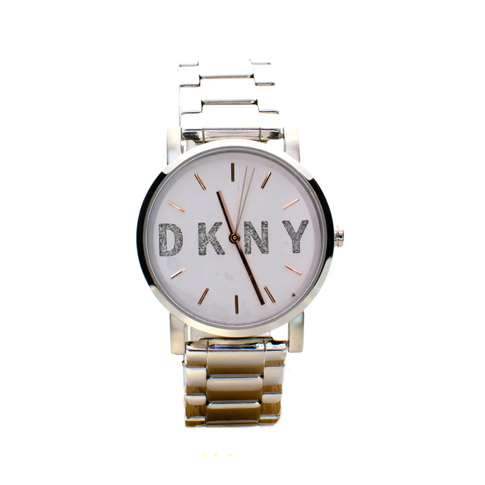 Dkny Stainless Steel Analog Watch With Metal Bracelet