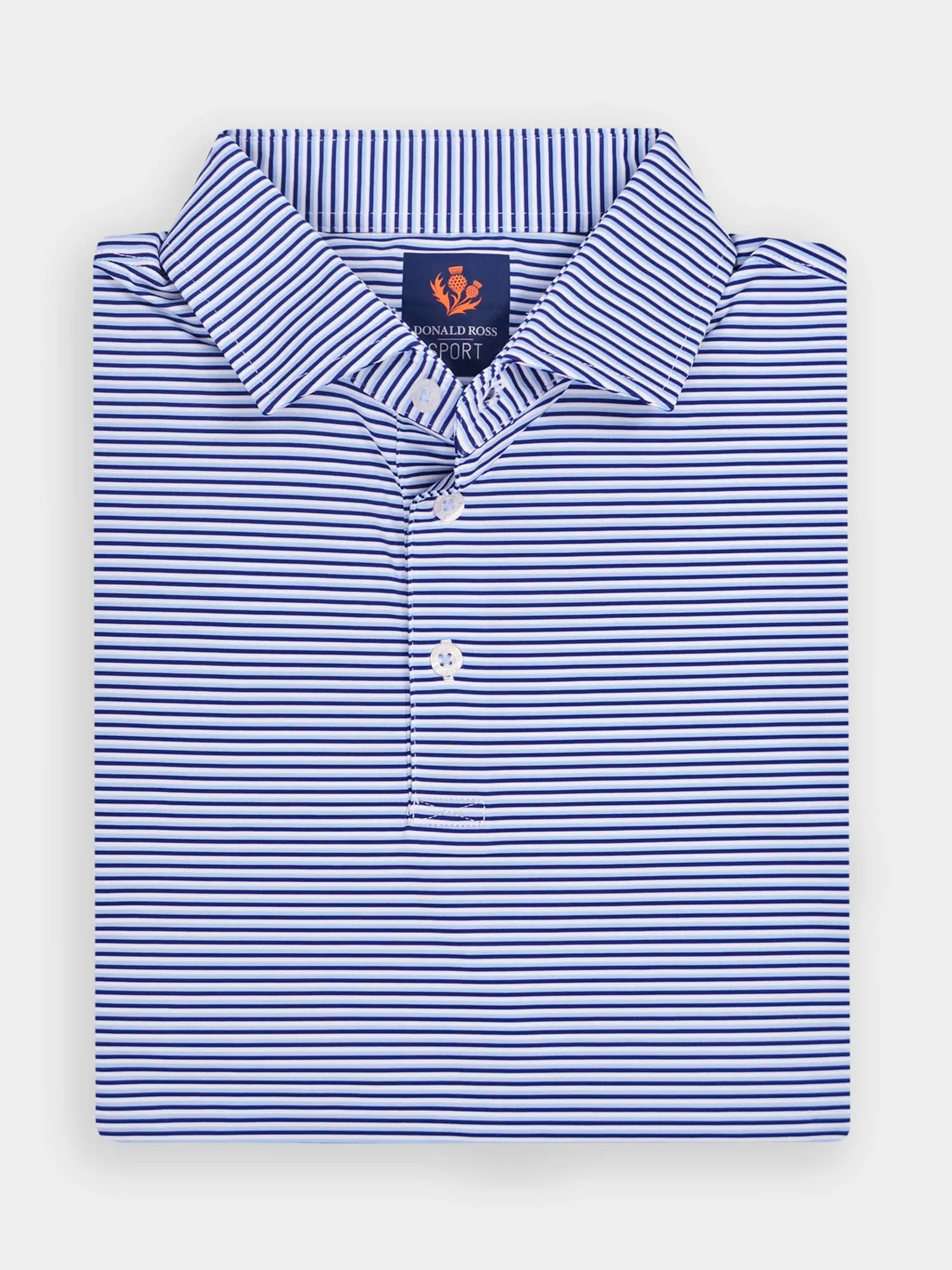 Donald Ross Mens Sport Fit JESSE Polo - COASTAL MULTI