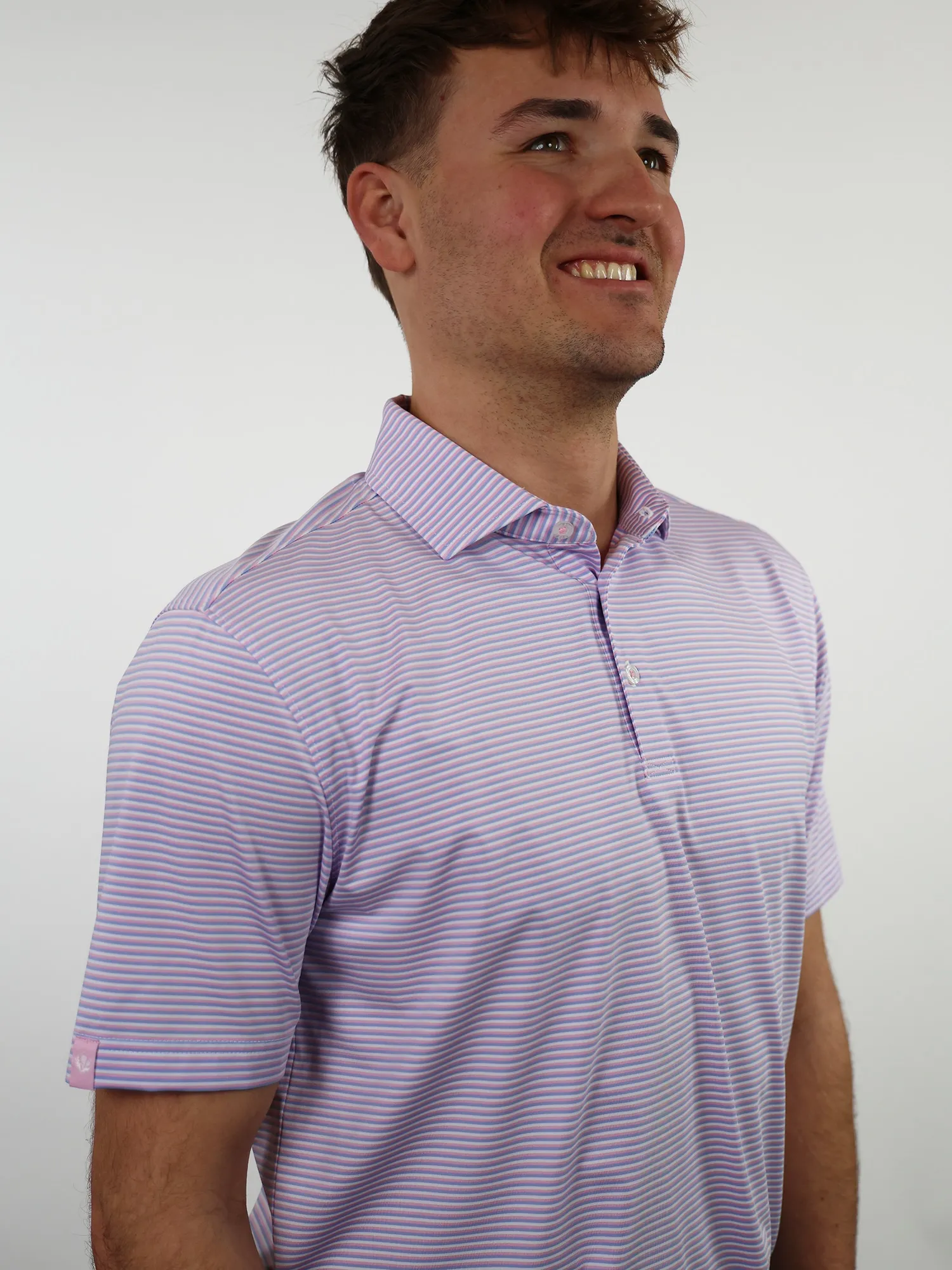 Donald Ross Mens Sport Fit JESSE Polo - PINK