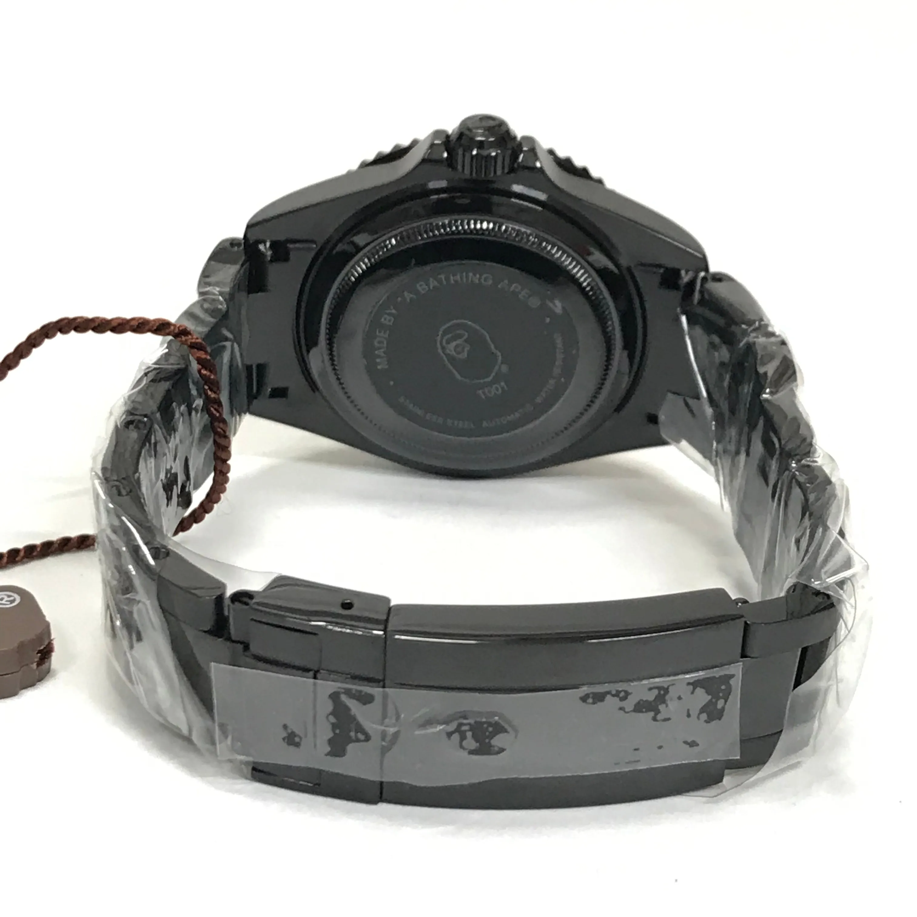 DS! A Bathing Ape Bape Type 1 Bapex Watch Black