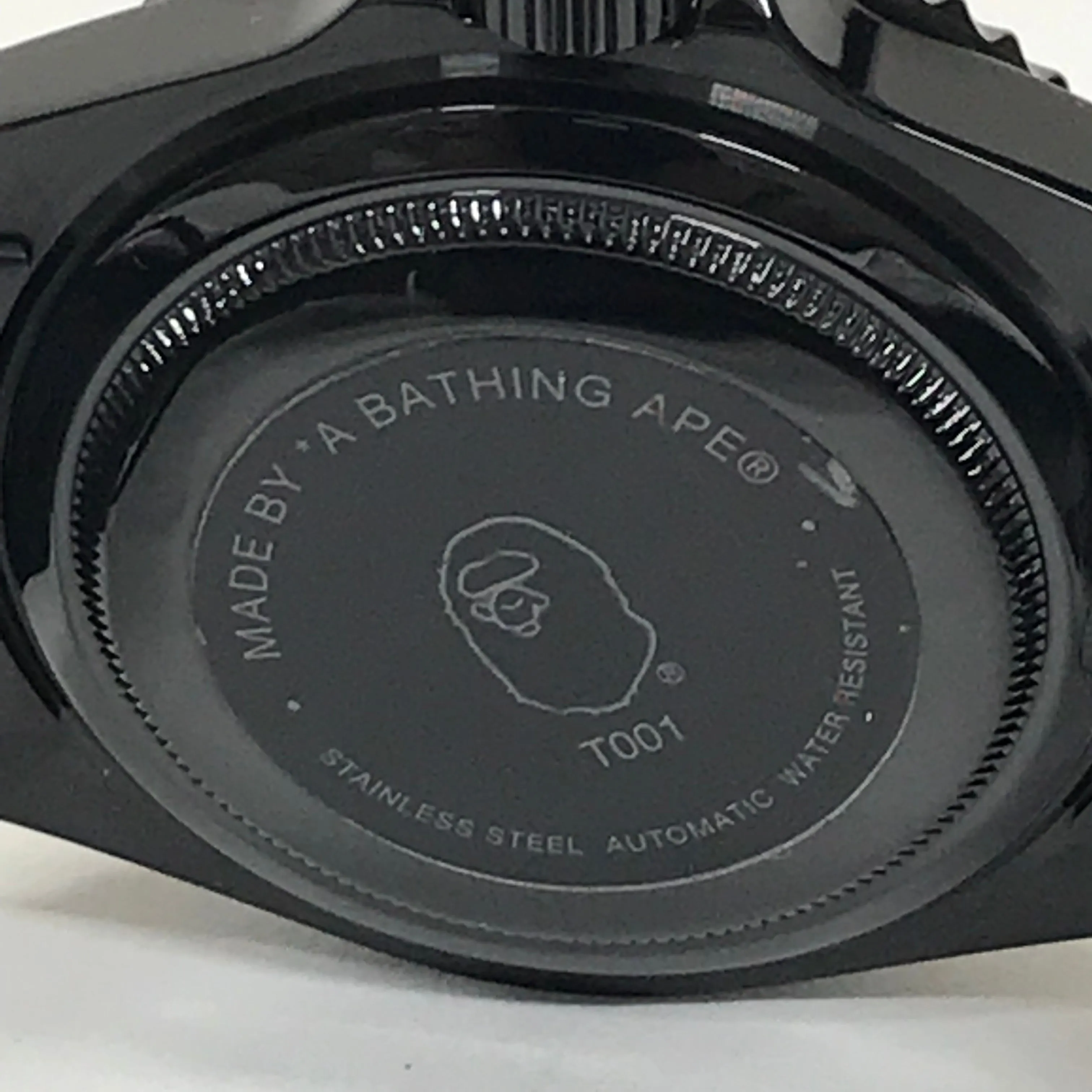 DS! A Bathing Ape Bape Type 1 Bapex Watch Black