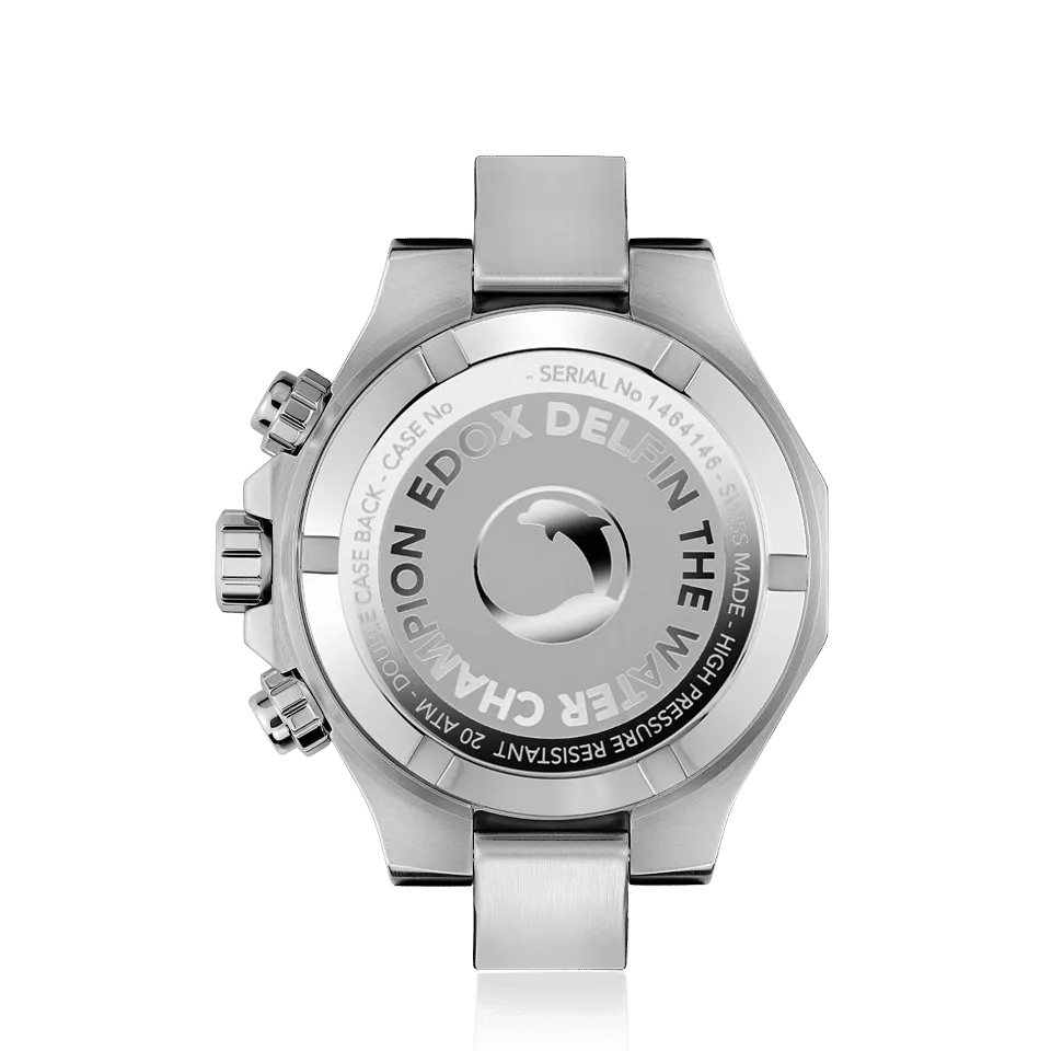 EDOX SWISS MADE 10113-3M-BUIN DELFIN THE ORIGINAL CHRONOGRAPH