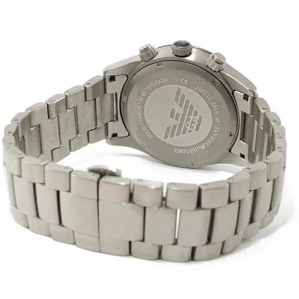 EMPORIO ARMANI Sportivo Grey Stainless Steel Grey Dial Chronograph Quartz Watch for Gents - AR9502
