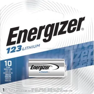 Energizer 123 Batteries, 1 Pack