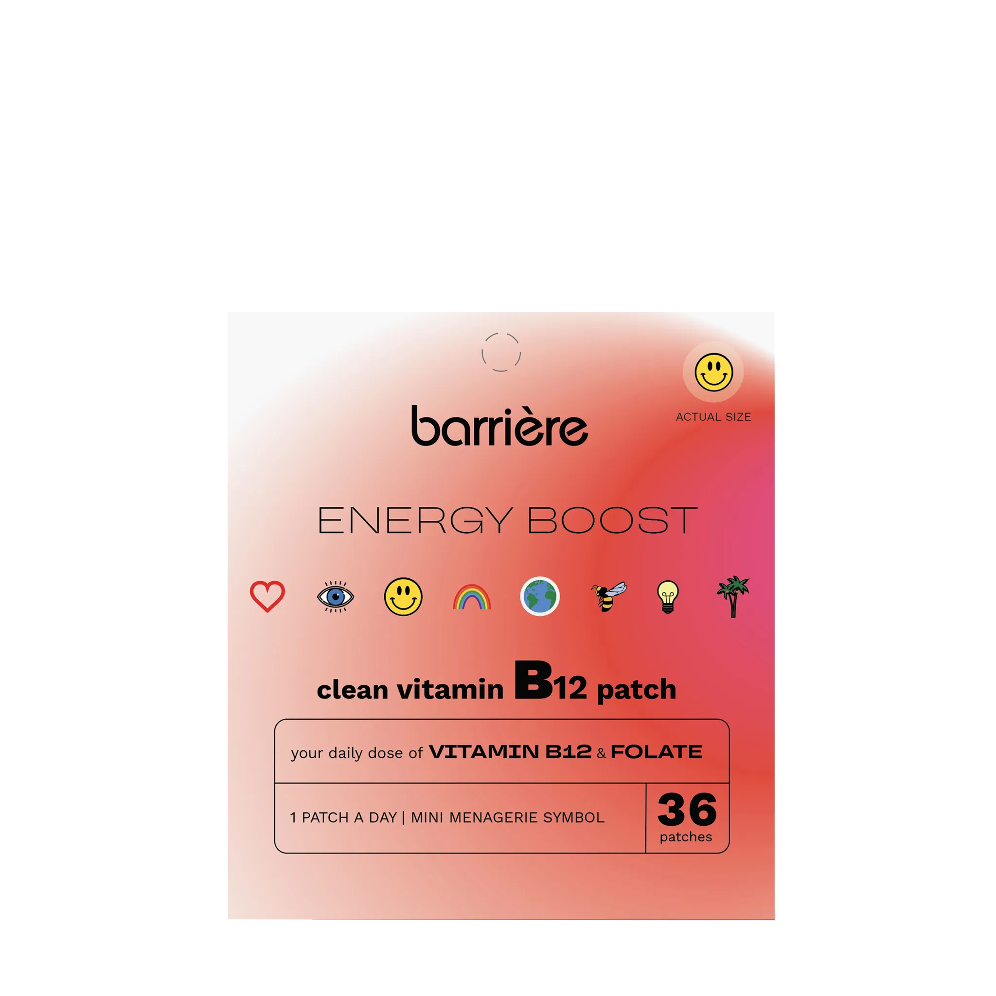 ENERGY BOOST Vitamin B12 Patch 36pk - Mini Menagerie