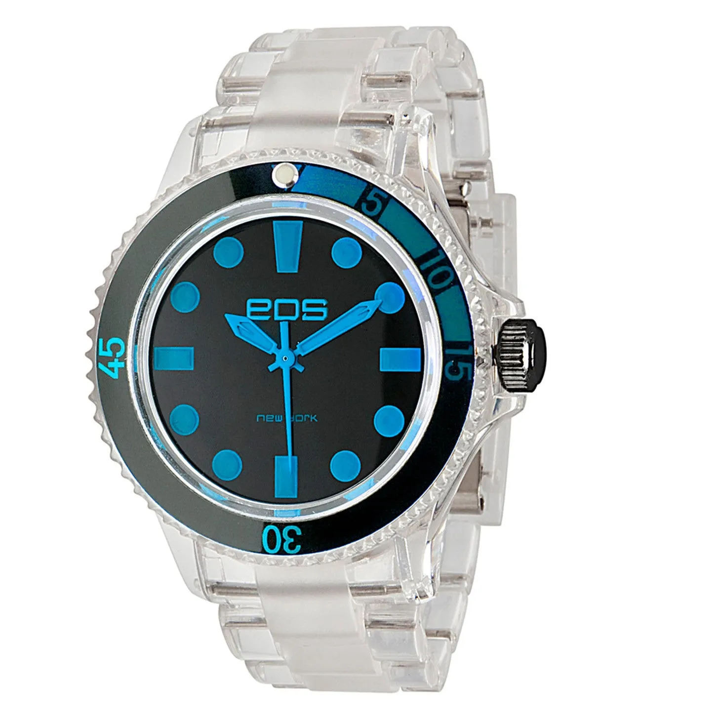 EOS New York Neo Plastik Clear Blue