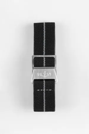 Erika's Originals BLACK OPS MN™ Strap with LIGHT GREY Centerline - BRUSHED Hardware