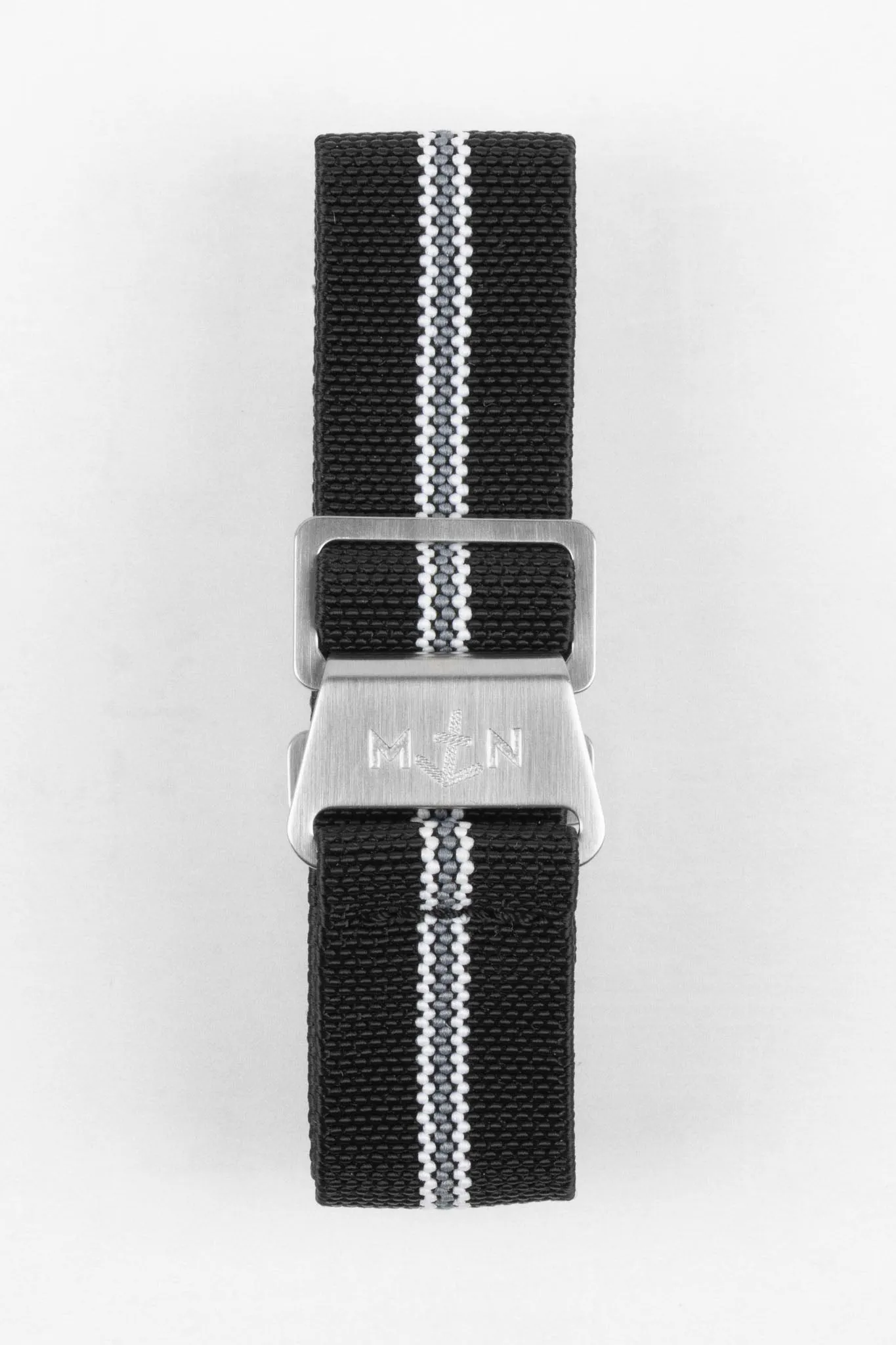 Erika's Originals CORSA MN™ Strap with GREY Centerline - BRUSHED Hardware