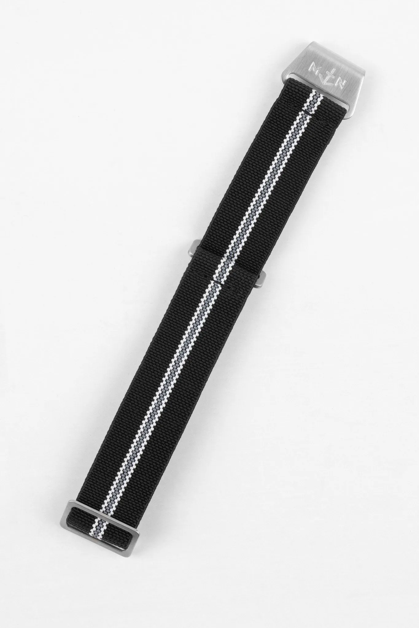 Erika's Originals CORSA MN™ Strap with GREY Centerline - BRUSHED Hardware