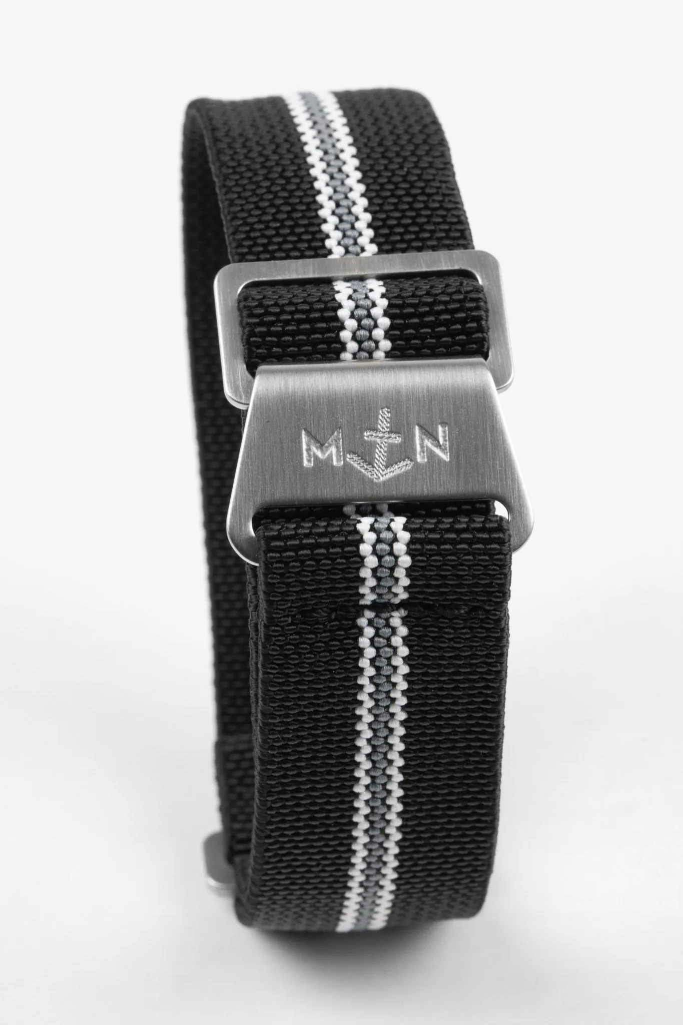Erika's Originals CORSA MN™ Strap with GREY Centerline - BRUSHED Hardware