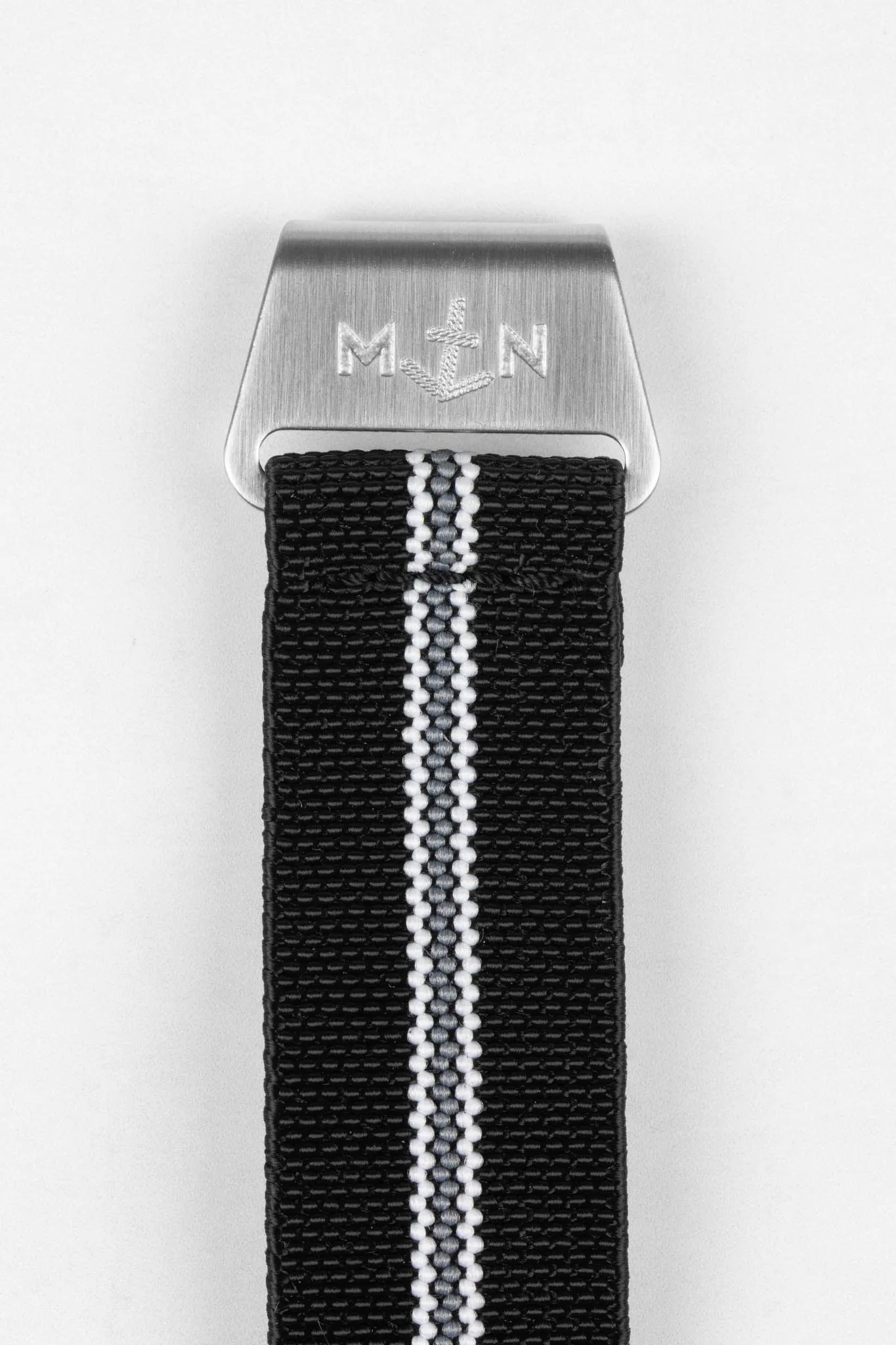 Erika's Originals CORSA MN™ Strap with GREY Centerline - BRUSHED Hardware
