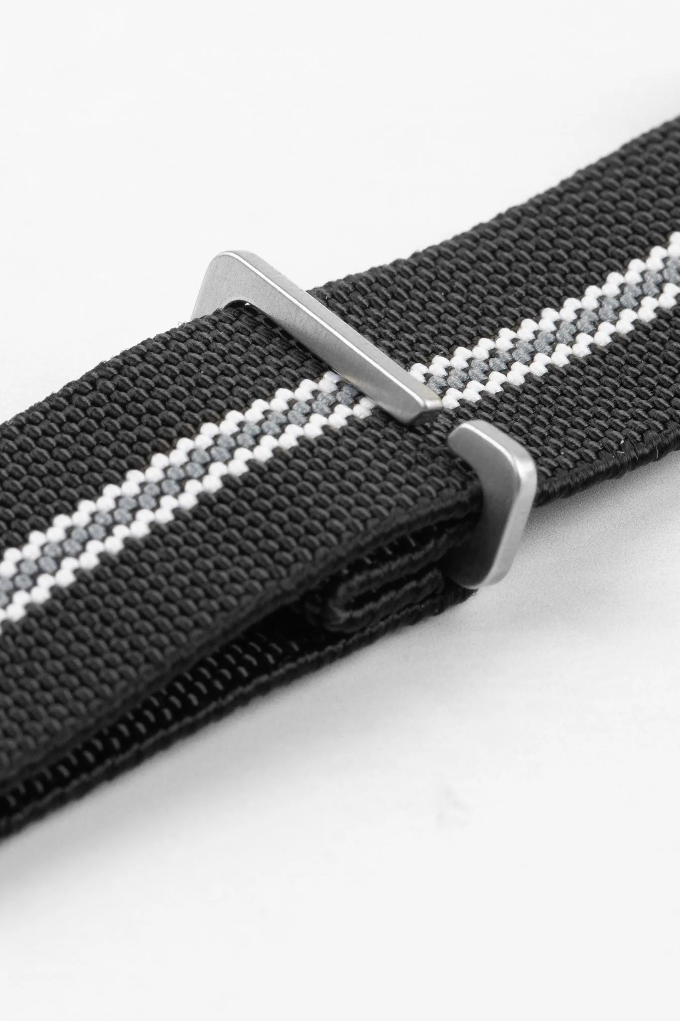 Erika's Originals CORSA MN™ Strap with GREY Centerline - BRUSHED Hardware