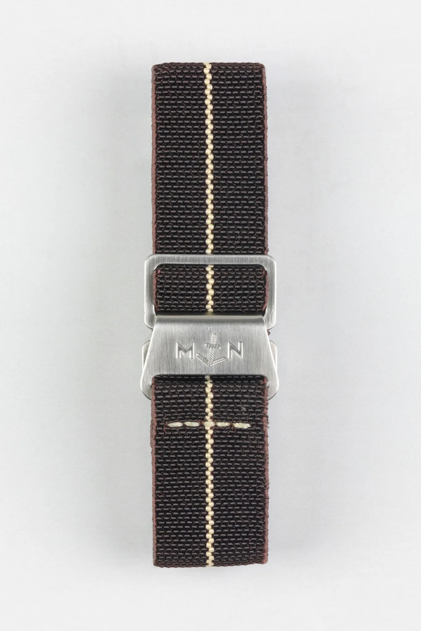 Erika's Originals HAVANA MN™ Strap with SAND Centerline - BRUSHED Hardware