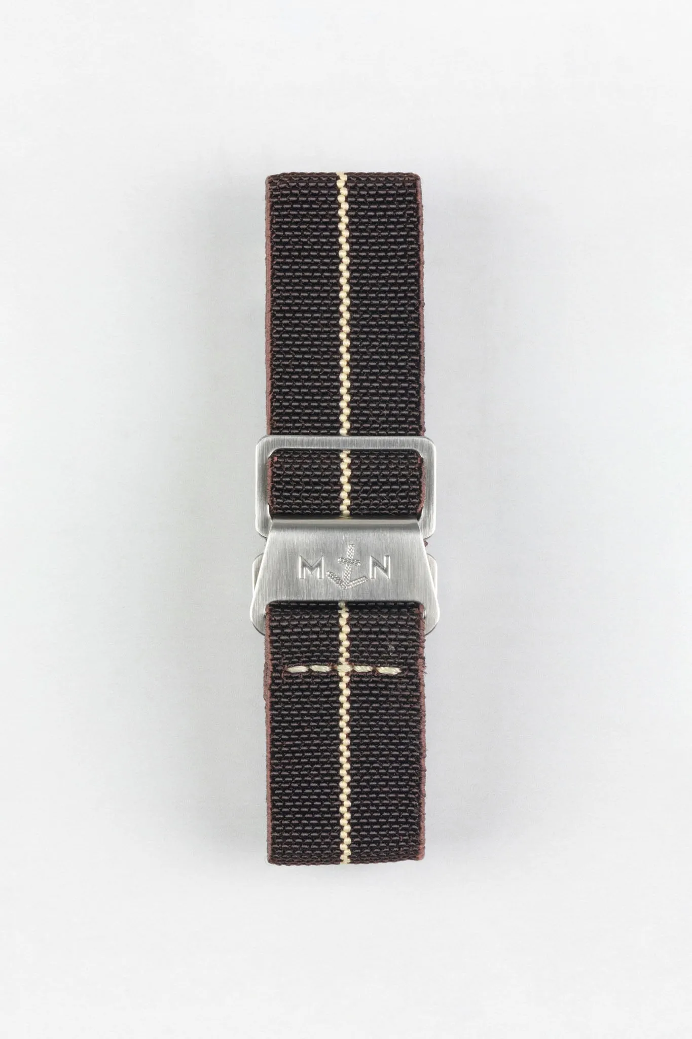 Erika's Originals HAVANA MN™ Strap with SAND Centerline - BRUSHED Hardware