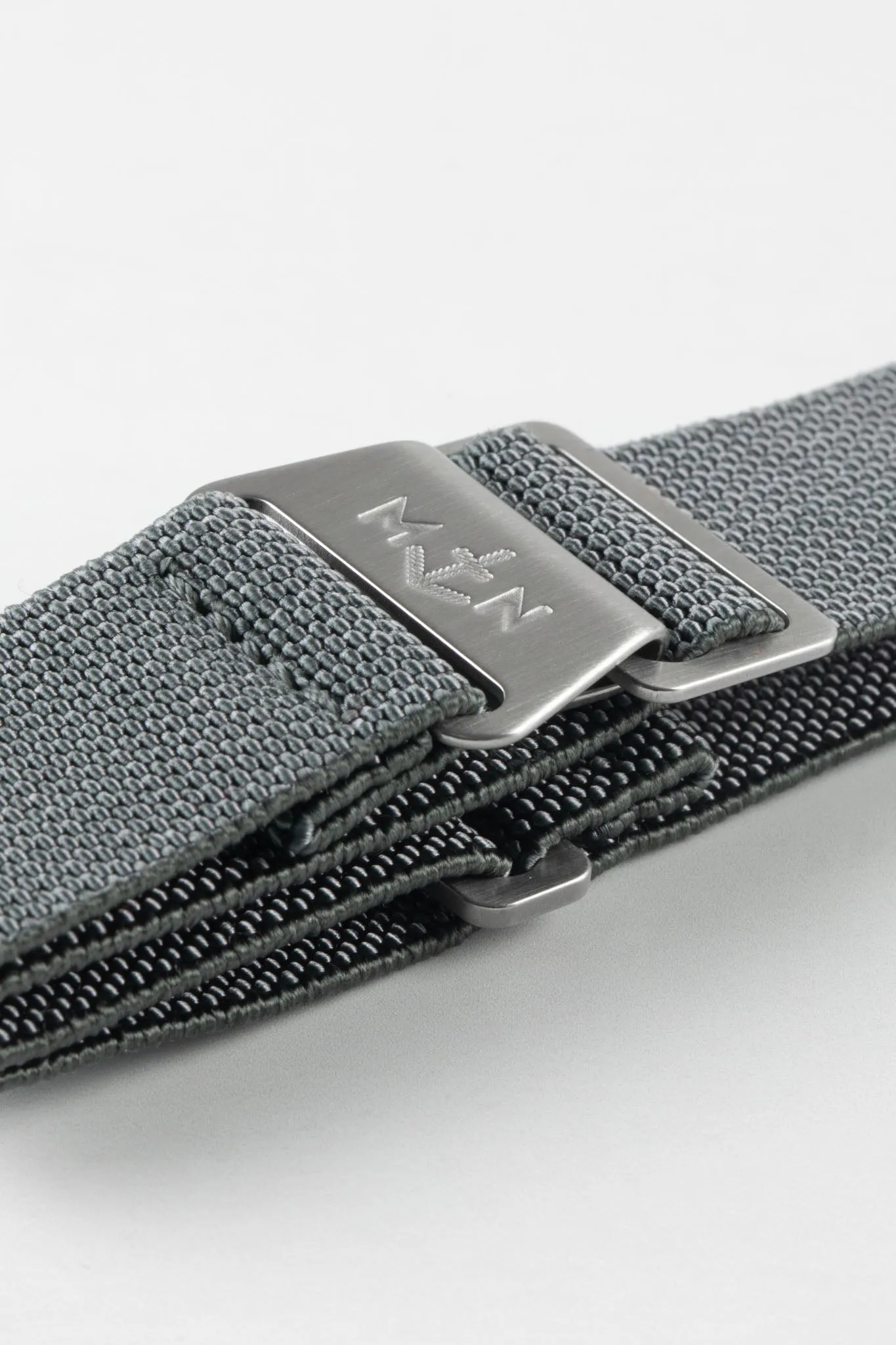 Erika's Originals MIRAGE MN™ Strap in FULL GREY - BRUSHED Hardware