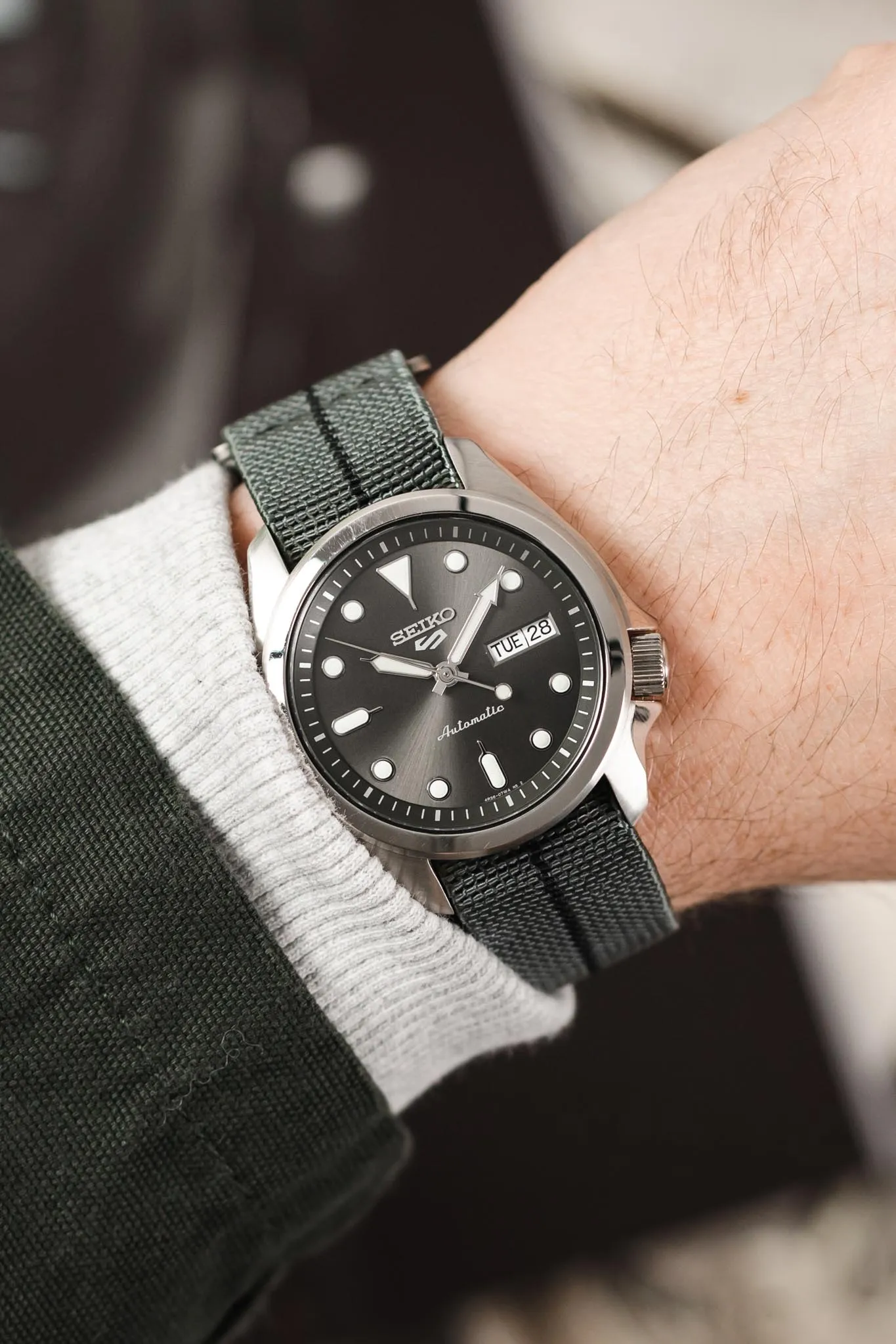 Erika's Originals MIRAGE MN™ Strap with BLACK Centerline - BRUSHED Hardware